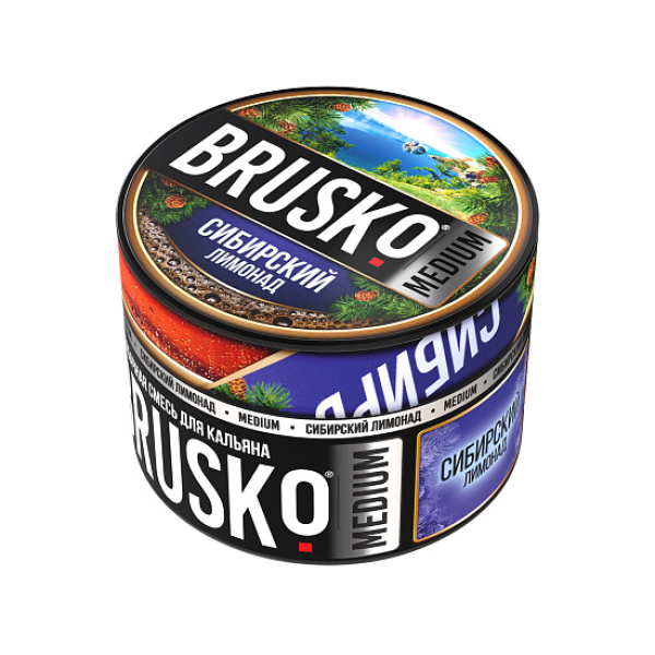 Бестабачная смесь Brusko Zero Сибирский Лимонад 50 грамм в Якутске
