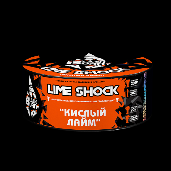 Табак BlackBurn Lime Shock 100 грамм в Якутске