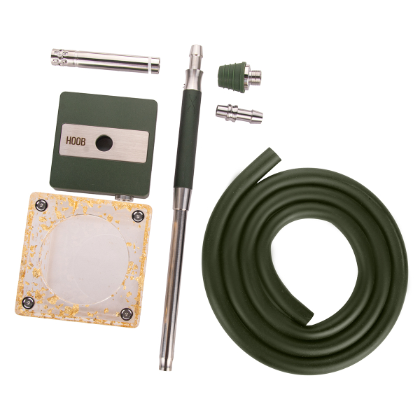 Кальян Hoob Subatom British Racing Green X Ss | Cube Mini Gold в Якутске