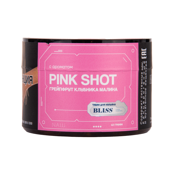 Табак BLISS Pink Shot 40 грамм в Якутске