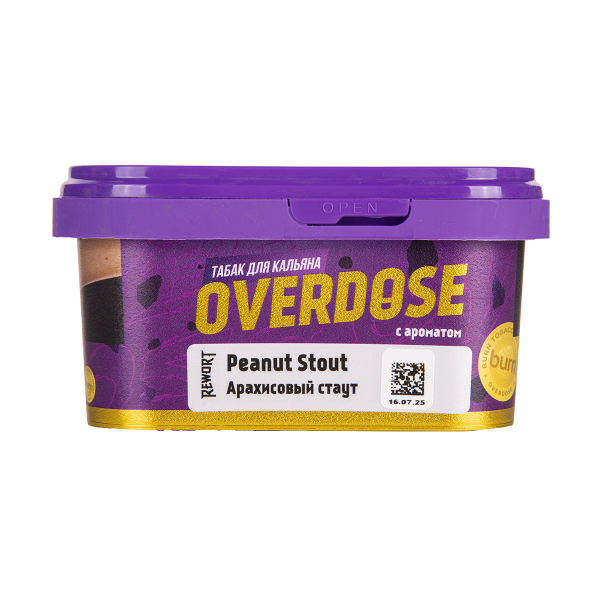 Табак Overdose Peanut Stout 200 грамм в Якутске