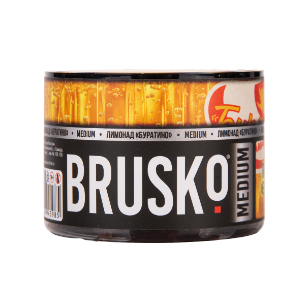 Бестабачная смесь Brusko Лимонад «   Буратино» 50 грамм в Якутске