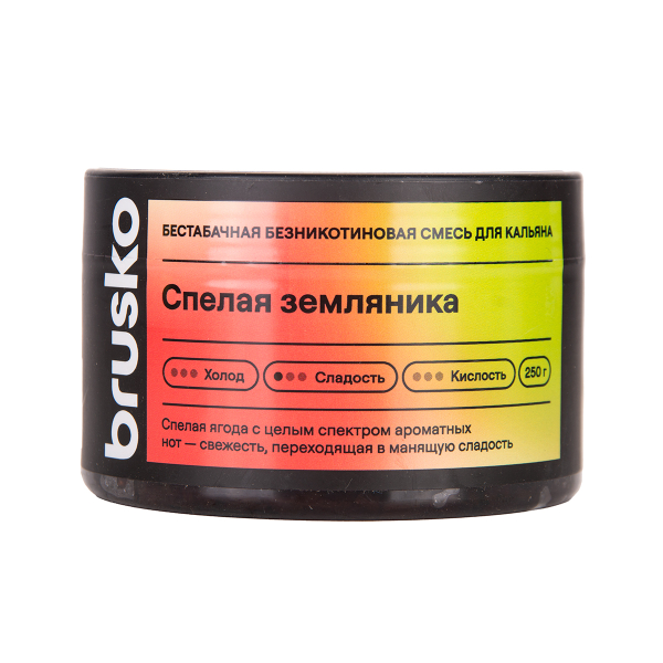 Бестабачная смесь Brusko Спелая Земляника 250 грамм в Якутске