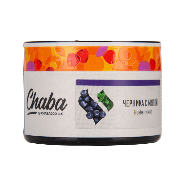Бестабачная смесь Chaba Blueberry Mint Nicotine Free 40 грамм в Якутске