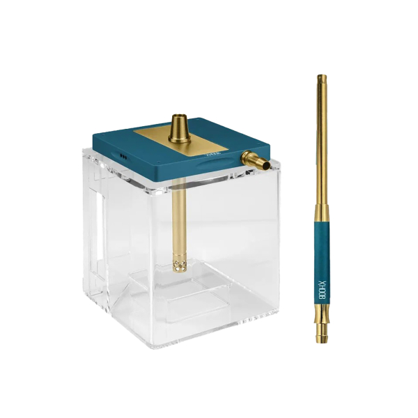Кальян Hoob Atom Marine Blue X Gold | Hoob Cube в Якутске