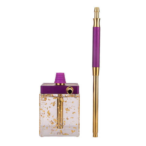 Кальян Hoob Subatom Royal Purple X Gold | Cube Mini Gold в Якутске