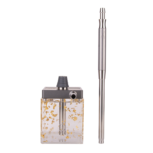 Кальян Hoob Subatom Space Grey X Ss | Cube Mini Gold в Якутске