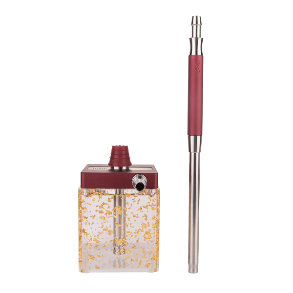 Кальян Hoob Subatom Wine Red X Ss | Cube Mini Gold в Якутске