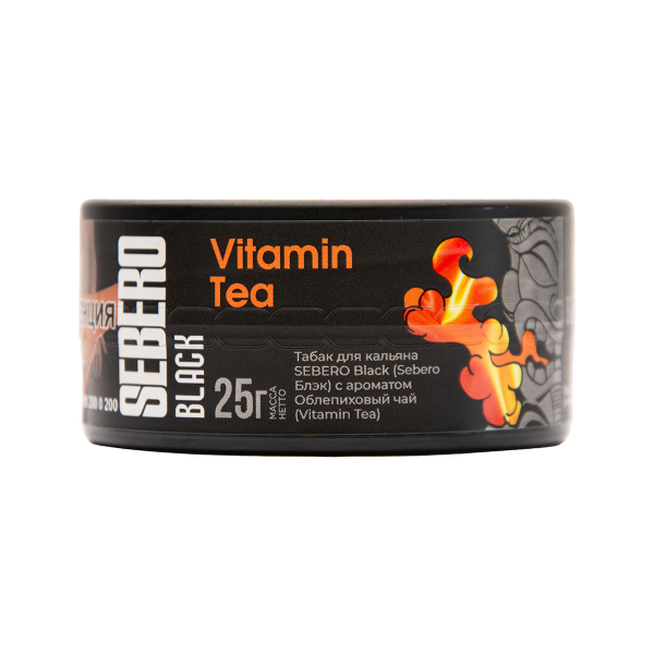 Табак Sebero Black Black Vitamin Tea 25 грамм в Якутске