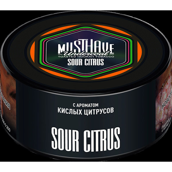 Табак Must Have Sour Citrus 125 грамм в Якутске