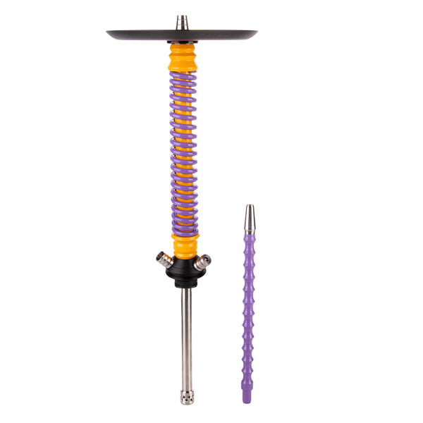 Кальян Mamay Customs Coilover Большой  Жёлтый Сирень в Якутске