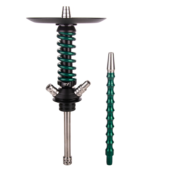 Кальян Mamay Customs Coilover Micro  Чёрный Зелёный Лак в Якутске