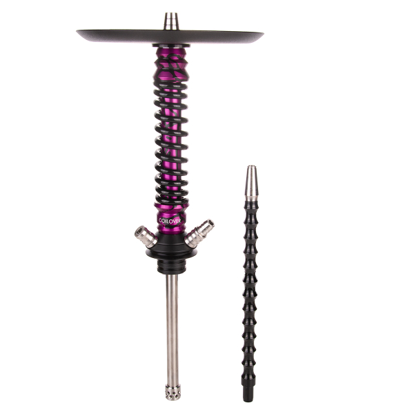 Кальян Mamay Customs Coilover Mini  Пурпурный Сплеш Чёрный в Якутске