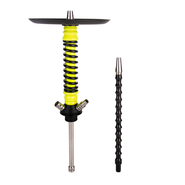 Кальян Mamay Customs Coilover Mini  Жёлтый Флюр Чёрный в Якутске