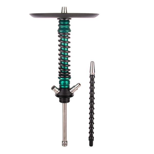 Кальян Mamay Customs Coilover Mini  Зелёный Лак Чёрный в Якутске