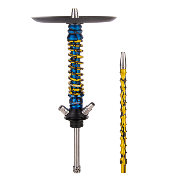 Кальян Mamay Customs Coilover Mini   Синий Сплеш Золотой Сплеш в Якутске