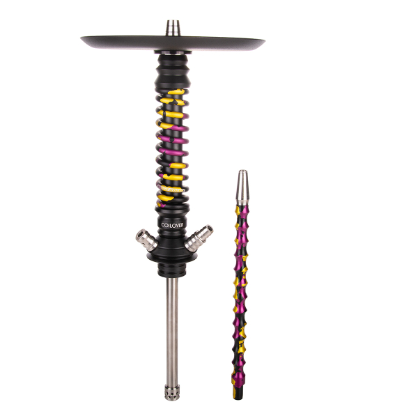 Кальян Mamay Customs Coilover Mini   Чёрный Пурпурный/золотой Камуфляж в Якутске