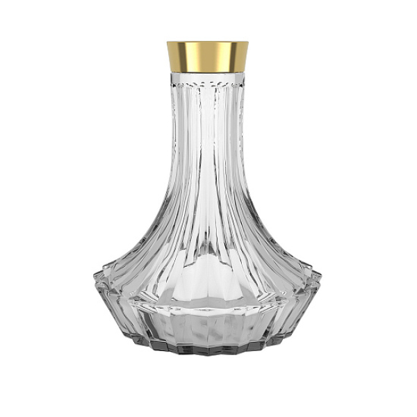 Колба Alpha Hookah Craft Twistlock На Резьбе Прозрачная  Gold в Якутске