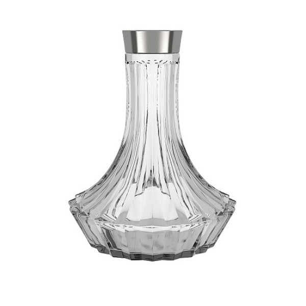 Колба Alpha Hookah Craft Twistlock На Резьбе Прозрачная  Silver в Якутске