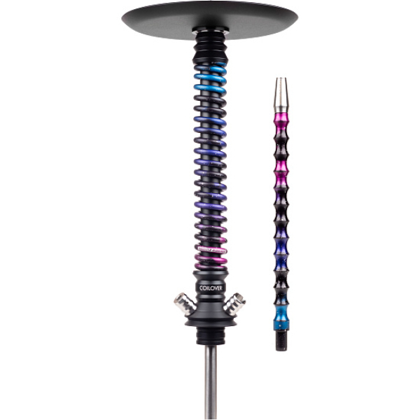 Кальян Mamay Customs Coilover Big Anod Черный Мат Dark Space в Якутске