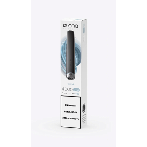 Электронка Plonq Plus Pro Black Чистый 4000 затяжек в Якутске