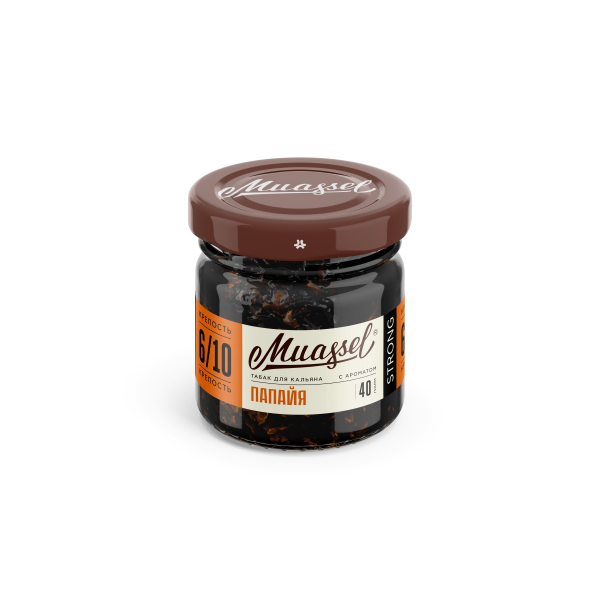 Табак Muassel Extra Strong Папайя 40 грамм в Якутске