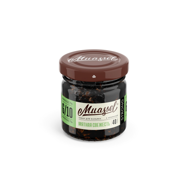 Табак Muassel Extra Strong Мятная Свежесть 40 грамм в Якутске