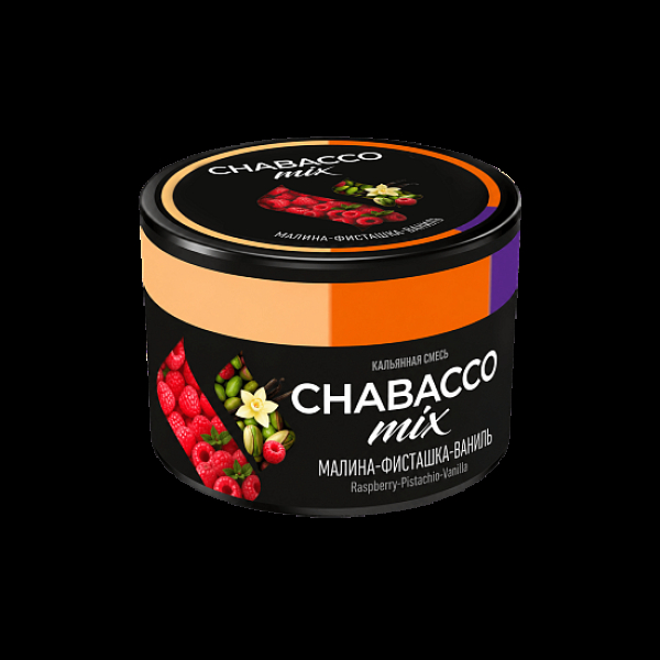 Бестабачная смесь Chabacco Mix Raspberry Pistachio Vanilla Малина Фисташка Ваниль Medium 40 грамм в Якутске