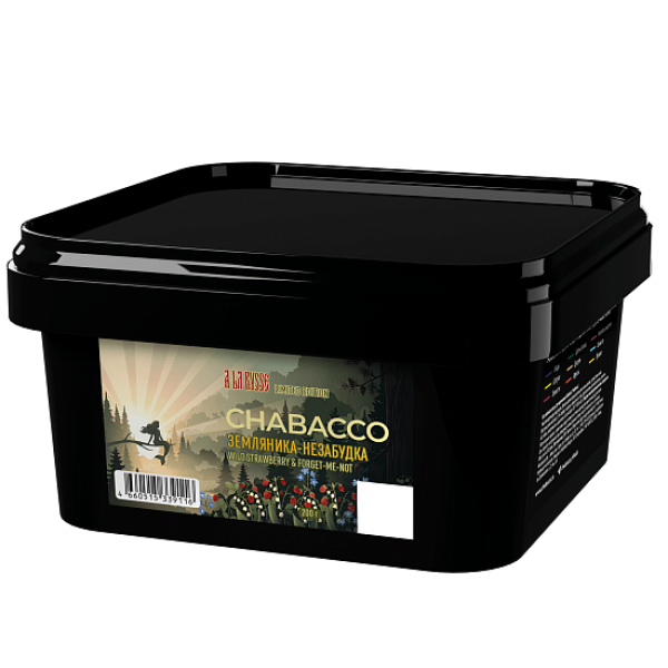 Бестабачная смесь Chabacco Le Strawberry & Forget Me Not Земляника Незабудка Medium 200 грамм в Якутске