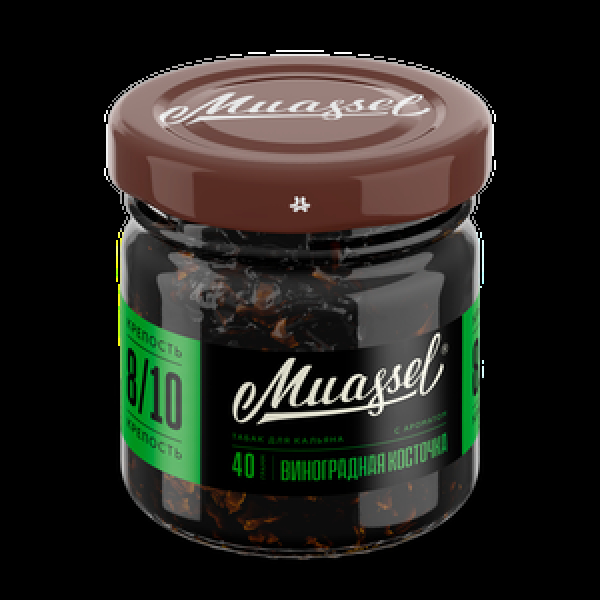 Табак Muassel Extra Strong Виноградная Косточка 40 грамм в Якутске